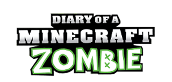 Title Treatment diary of a minecraft zombie
